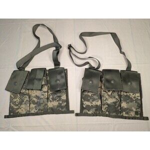 2 ACU Bandoleer Pouch 6 Mag MOLLE Mag Military Army Pouches Camo